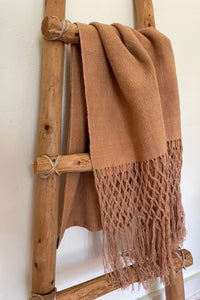 Oaxaca Handwoven Rebozo - Clay