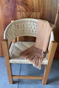 Oaxaca Handwoven Rebozo - Clay