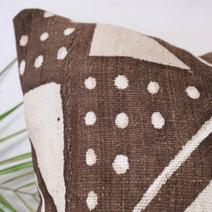 Vintage Mud Cloth Cushion - 18" x 18"