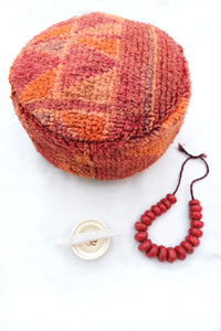 Vintage Boujad Meditation Cushion
