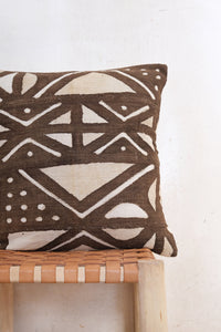 Vintage Mud Cloth Cushion - 18" x 18"